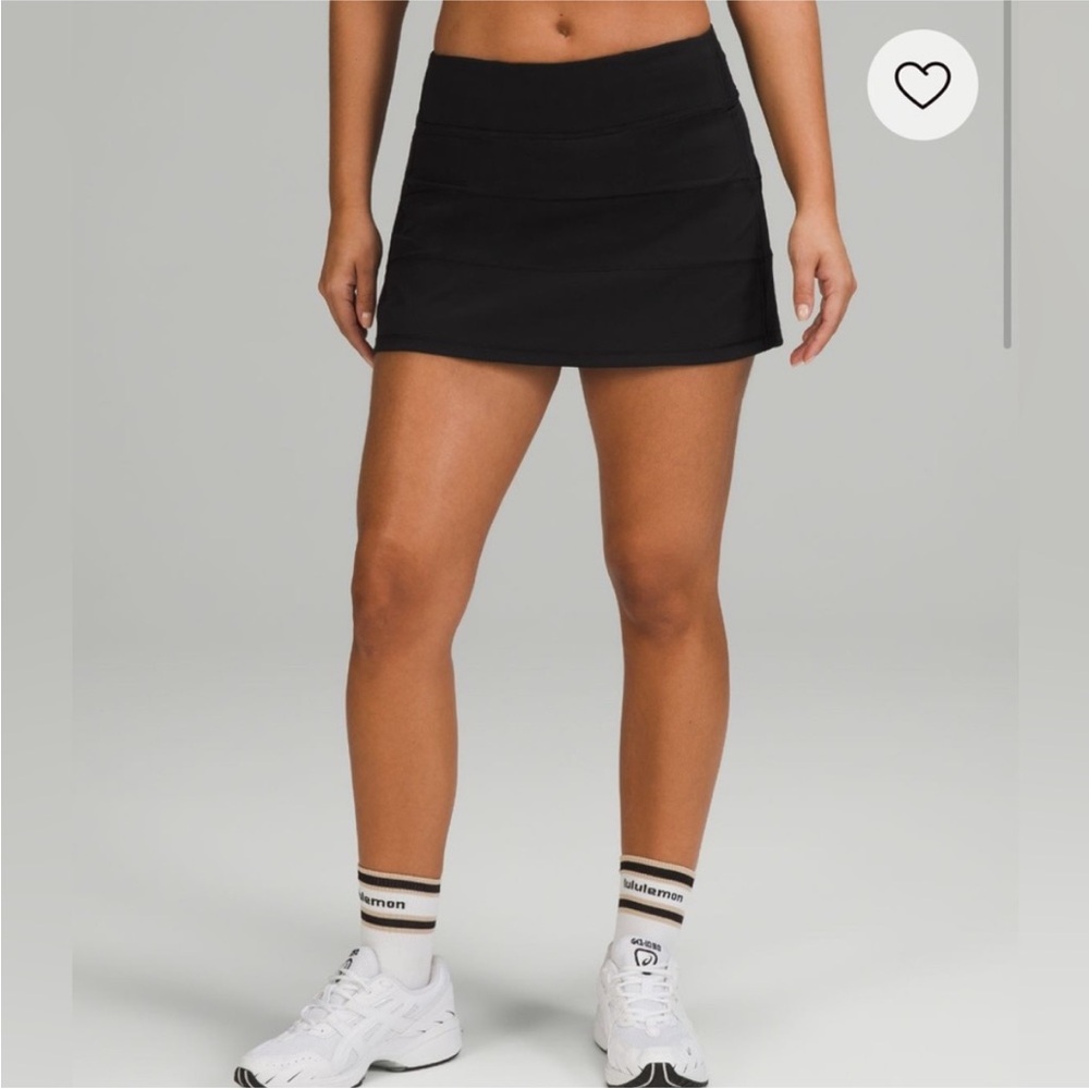 Lululemon Athletica Black Mini Skirt Athletic Casual